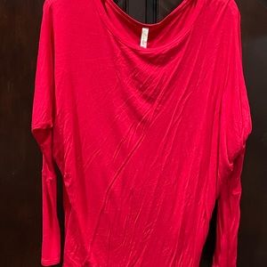 Red one size fits all shirt